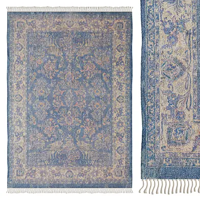 Pavo Digital Printed Chenille Rug