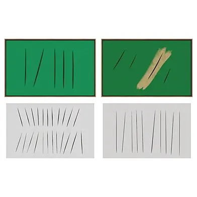 Lucio Fontana 50x80 set 2