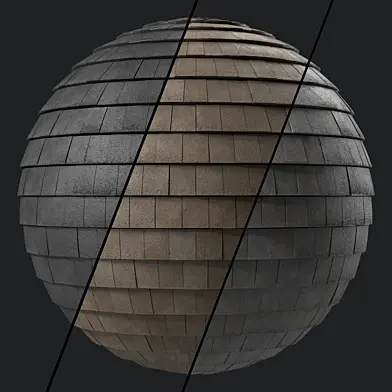 Roof Tile Materials 103- Concrete Roofing | Sbsar Seamless, Pbr, 4k