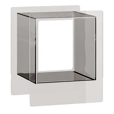 Cube Inspired Acrylic Side Table