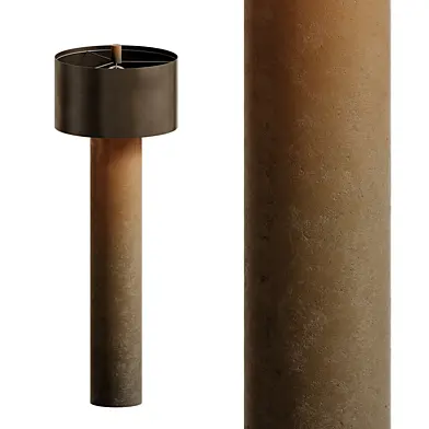Global Views Tortoise Drum Floor Lamp