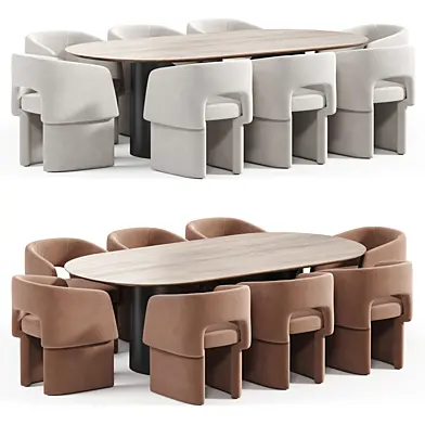 Morrell Dining Chair and Vida conference table