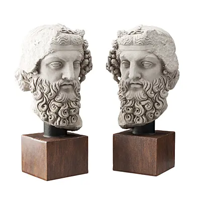 Head of Heracles sculpture
