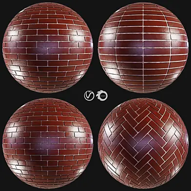 Realistic Brick PBR Material Vol12