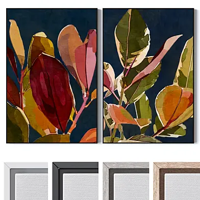 Set of large wall paintings 3095