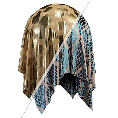 2 Animal skin pattern fabric material -V.11