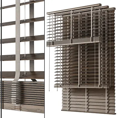 Wooden blinds Set 25