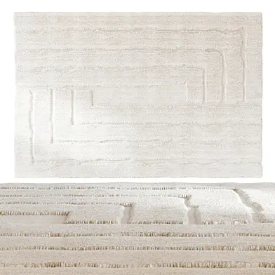 Tapis moelleux à poils longs texturé Genève