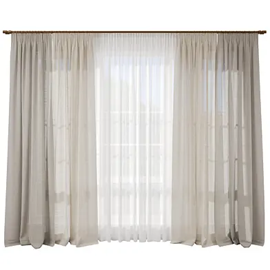 Curtain 30/ Шторы лен