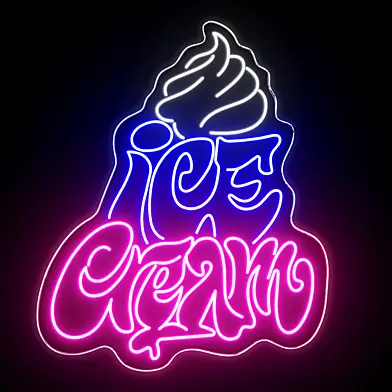 Ice Cream Neon Sign
