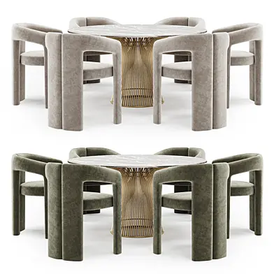 Dudet Chair and dining table