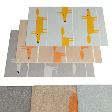 Wool Rug Mr. Fox By Benuta