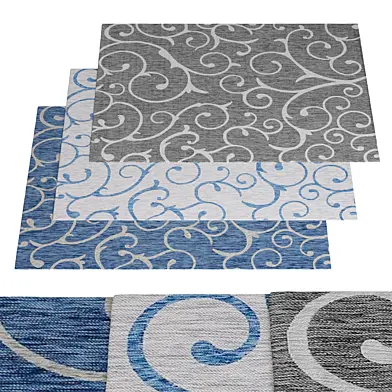 Unique Loom Curl Indoor Outdoor Rug by KOHLS