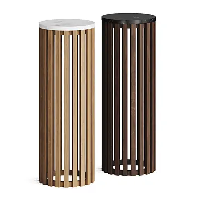 AllModern Heleen Marble Drink Table