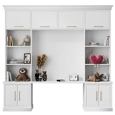 Furniture for children \ Стеллаж в детскую 008