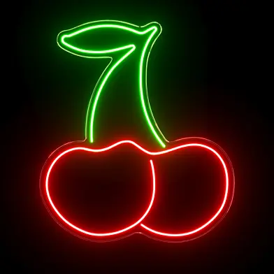 Cherries Neon Sign