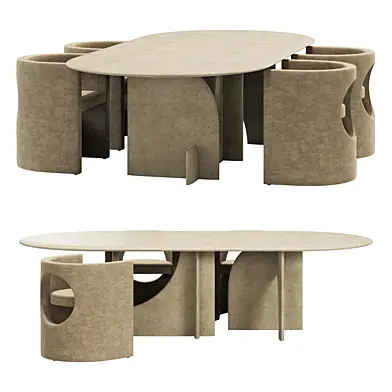 Gallotti & radice selece-t dining set 1 280x130