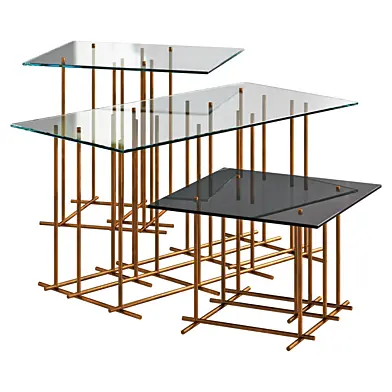 Gallotti & radice tetris coffee tables set 1