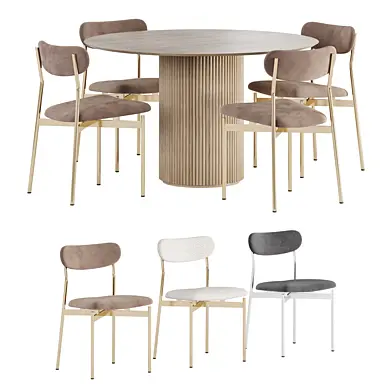 MIT chair and PALAIS ROYAL table