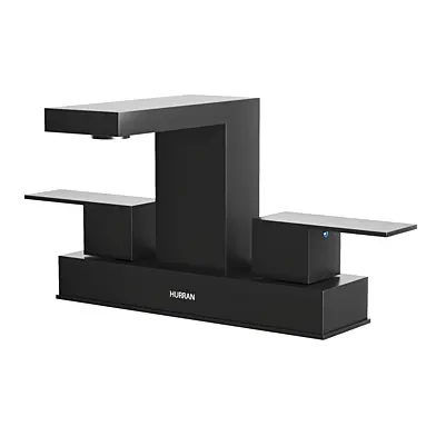 Hurran Matte Black Bathroom Faucet