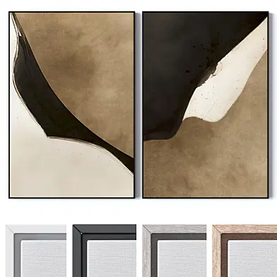 Set of large wall paintings 3211