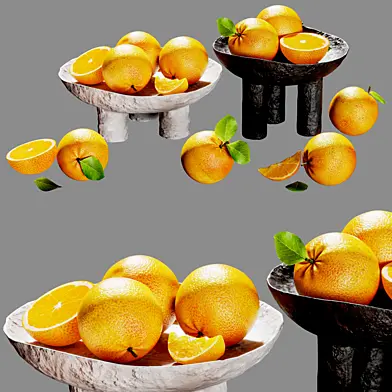 orange plate
