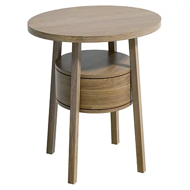 Ligne Roset Episode Round Bedside Table