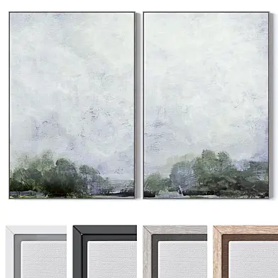 Set of large wall paintings 3236
