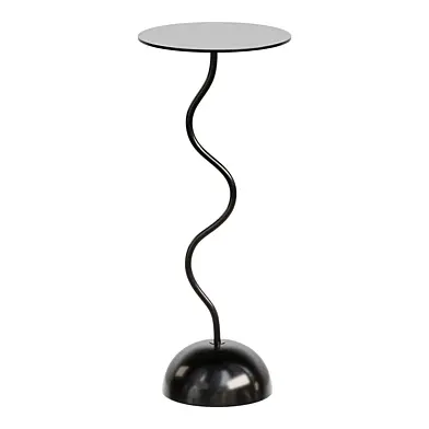 Metal side table