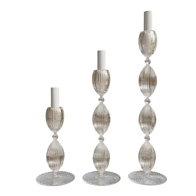 Dior large candle holder gold finish salento