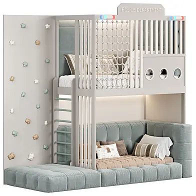 Designer two-level bed Kids room