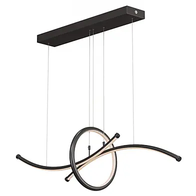 Debb 3 - Light Black LED Kitchen Island Pendant