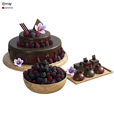 Blackberry cake
