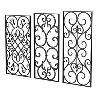 Wrought Iron Fence 01