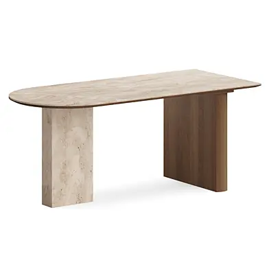 Urban Mood Pavlou Japandi Modern Dining Table