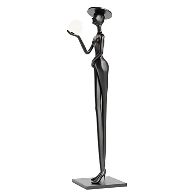 Greeter Art Floor Lamp