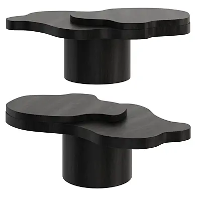 Dark Gray Organic Coffee Table