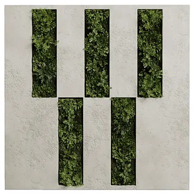 Vertical Wall Garden - plant box garden set of concrete frame 95