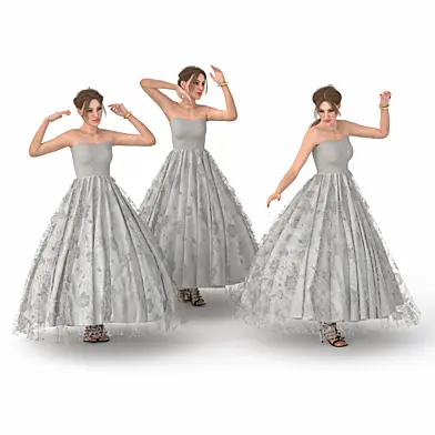 Bride 04 poses
