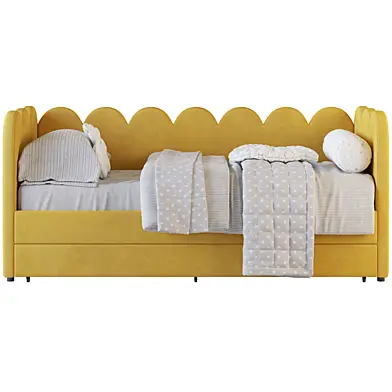 Детская кровать Табби 90 Velvet Yellow