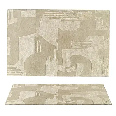 Raki Hand Tufted Green Rug