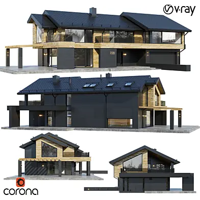 Modern house V87