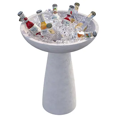 CB2 Skinny Dip Bird Bath