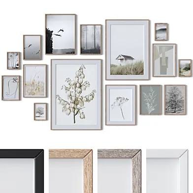 Set of 15 wall paintings 3282