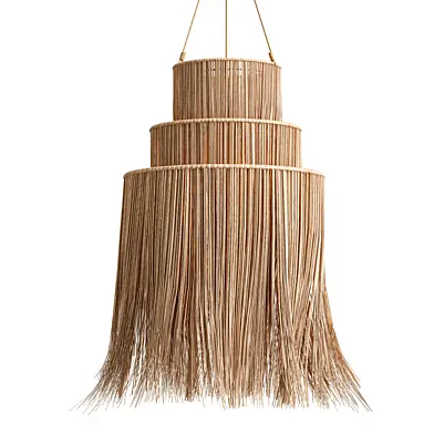 Suhana 3 Tier Alang Alang Pendant Light