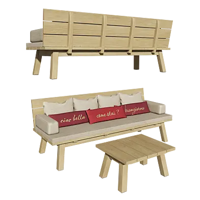 Outdoor sofa