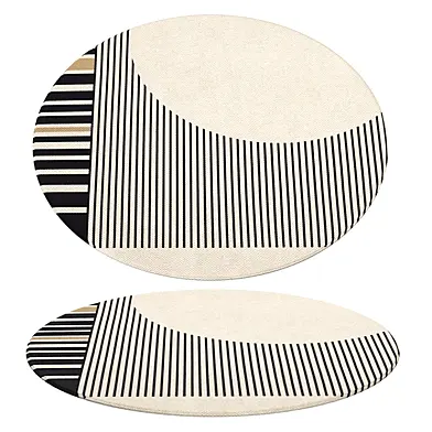 Trendy round area rug 11