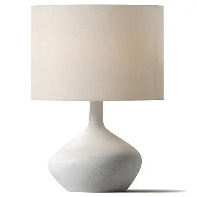 Asymmetry Ceramic table lamp - West Elm