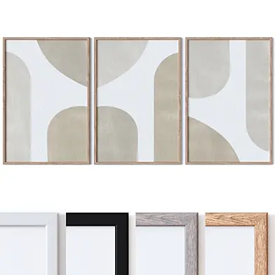 Set of large wall paintings 3292