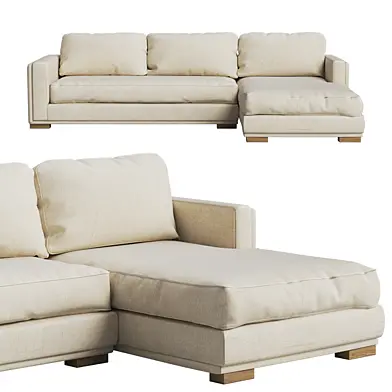 Nassau 2-Piece Chaise Sectional Sofa
